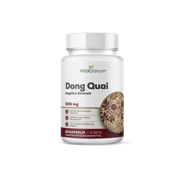 VitaSanum® – Dong Quai (Angelica sinensis) – 500 mg – 60 vegane Kapseln 60 St