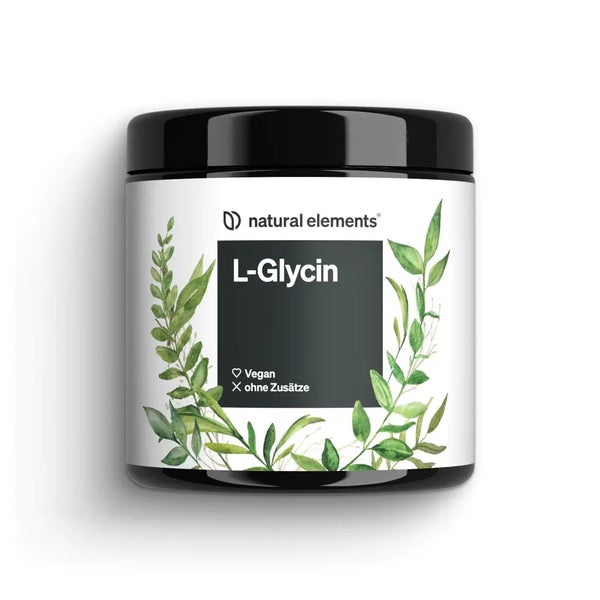 L-Glycin Pulver – 500g (11 Monate Reichweite) – geschmacksneutral – vegan, optimal dosiert, ohne Zusätze – in Deutschland produziert & laborgeprüft 500 g