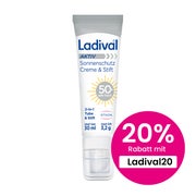 Produktabbildung: Ladival Aktiv Sonnenschutz Creme & Stift LSF 50+ 30 ml
