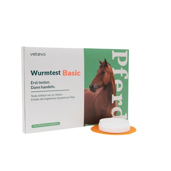 Wurmtest Basic Pferd inkl. Strongyliden, Spulwürmer & Co. 1 St