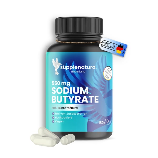 supplenatura® Sodium Butyrate (Natrium) - 550mg 180 St