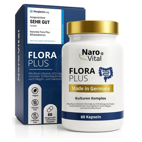Flora Plus | Probio Darmkur | Lactobacillus & Bifidobakterien 60 St