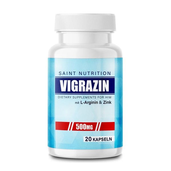 Saint Nutrition® Vigrazin Kapseln - Potenz Alternative für den aktiven Mann 20 St