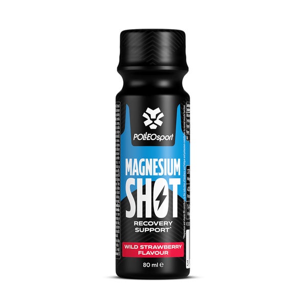 Polleo SHOT Magnesium + Vitamin B6, 80 ml, Strawberry 80 ml