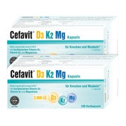 Produktabbildung: Doppelpack Cefavit D3 K2 Mg 2X100 St