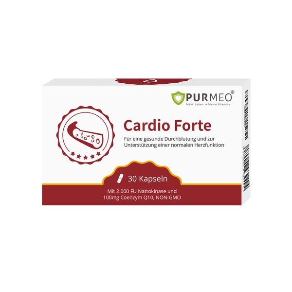PURMEO Cardio Forte mit 2.000 FU Nattokinase 30 St