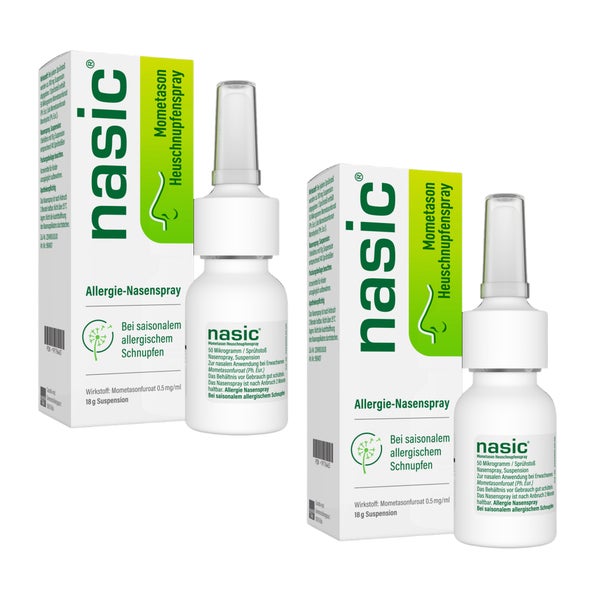 Nasic Mometason Heuschnupfenspray Set2 2X18 g
