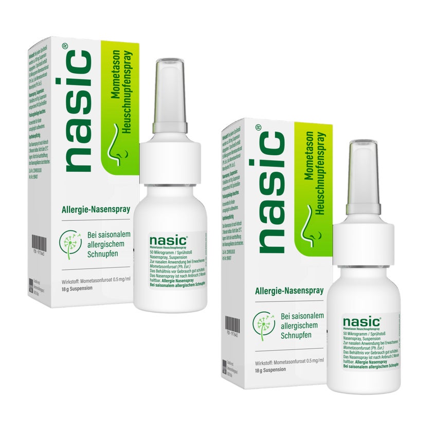 Nasic Mometason Heuschnupfenspray Set2 2X18 g