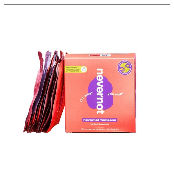 «Soft-Tampons» 10 Stück, weiche Schaumstoff-Tampons (10 Stück) 10 St