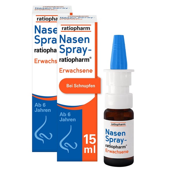 Nasenspray-ratiopharm® Erwachsene Doppelpack 2X15 ml