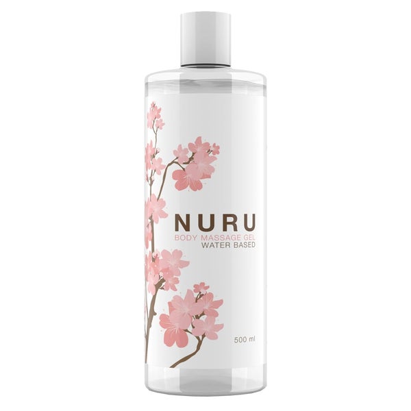 NURU Body Massage Gel 500ml, wasserbasiert, latextauglich (0.5 l) 500 ml