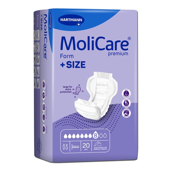 Molicare Premium Form +size 8 Tropfen 20 St