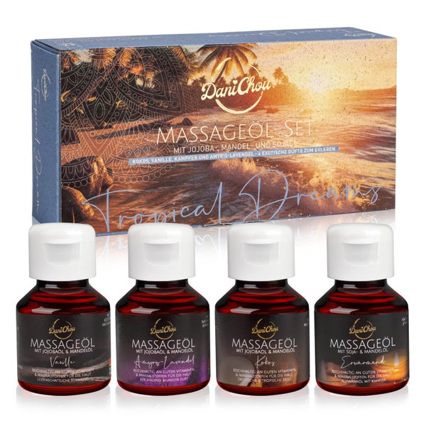 DaniChou Tropical Dreams Massageöl Set 200 ml