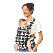 Momcozy Baby Trage - Leichte & Atmungsaktive Schwarz-weiß kariertes Muster 1 St