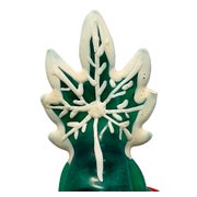 Scherzkondom «Hanfblatt» 1 Stück, handbemalt, leuchtend (1 Stück) 1 St