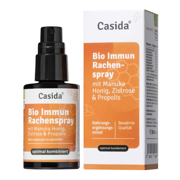 Bio Immun Rachenspray mit Manuka Honig, Zistrose & Propolis 30 ml