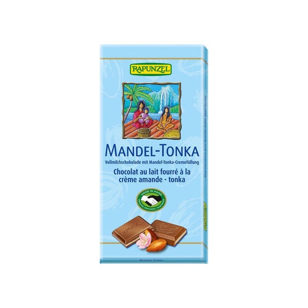 Rapunzel - Vollmilch Schokolade Mandel-Tonka 100 g
