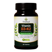 Vitalkauf Vitamin D3 5000 I.E. + K2 (MK-7) 100 µg Vegan 180 St