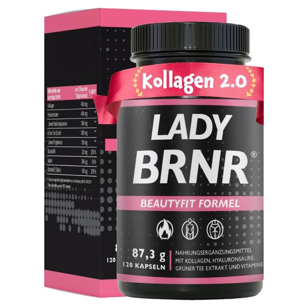 BRNR LADY BRNR Stoffwechsel Kapseln mit Kollagen + Hyaluron 120 St