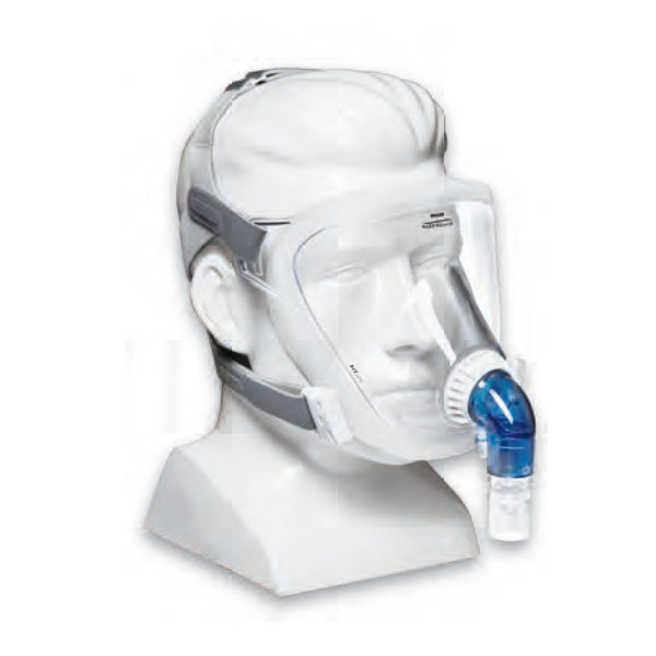 Philips CPAP Maske - Neue FitLife SE Vollgesichtsmaske, Atemmaske (ohne Ausatemventil) mit Kopfband-Größe XL 1 St