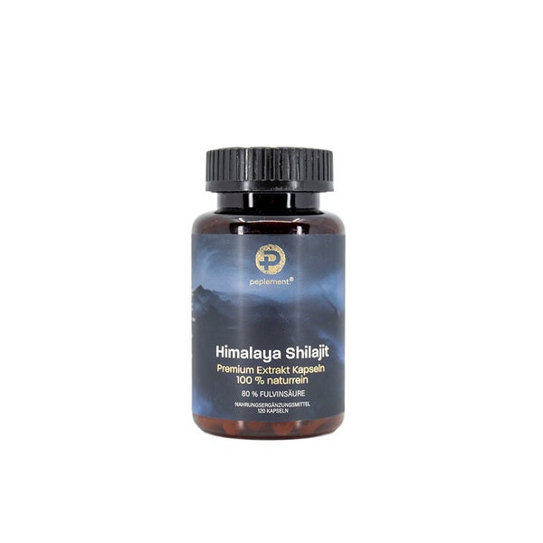 peplement Shilajit Premium Kapseln mit 80% Fulvinsäure 120 St