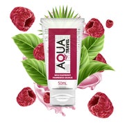 Aqua Travel - Wasserbasis-Gleitgel mit Himbeergeschmack 50 ml