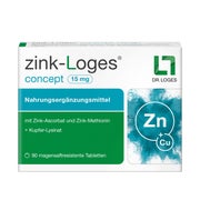Produktabbildung: Zink-loges Concept 15 mg magensaftres.Ta 90 St
