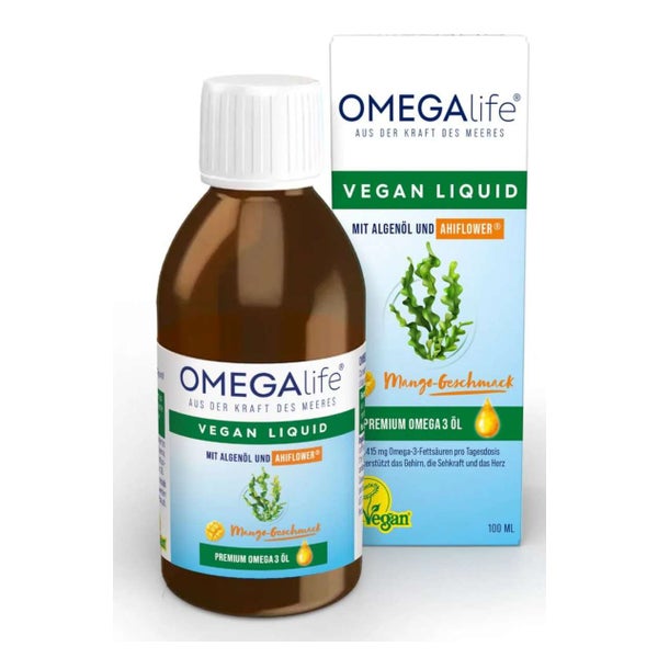 OMEGAlife Algenöl Vegan Liquid | 100 ml