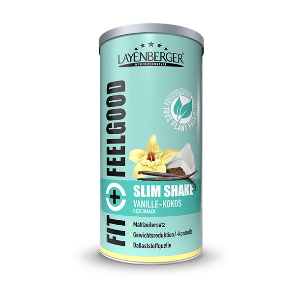 Fit+feelgood Slim Shake Plant Based Vanille-kokos 396 g