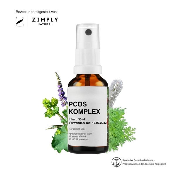 Zimply Natural PCOS KOMPLEX - Pflanzbasierte Rezeptur 30 ml