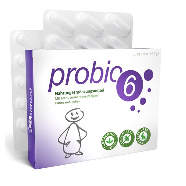 APOmia® probio6 Premium Bakterienkulturen Darmbakterien 30 St