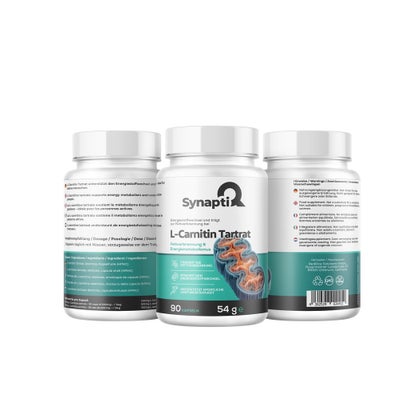 l carnitin fettverbrennung SynaptiQ®- L-Carnitin Tartrat – Fettverbrennung & Energiemetabolismus 54 g