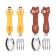 Edelstahl Baby Besteck Set Gabel Löffel 1 St