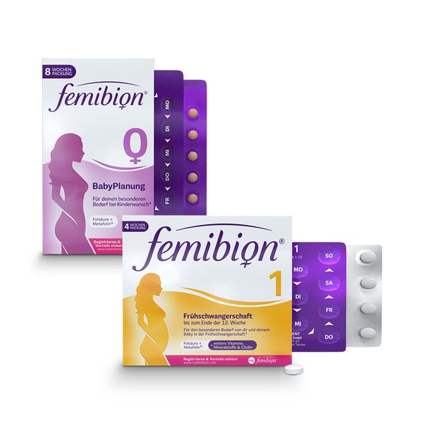Femibion 0 56 St. + Femibion 1 56 St. 1 Set