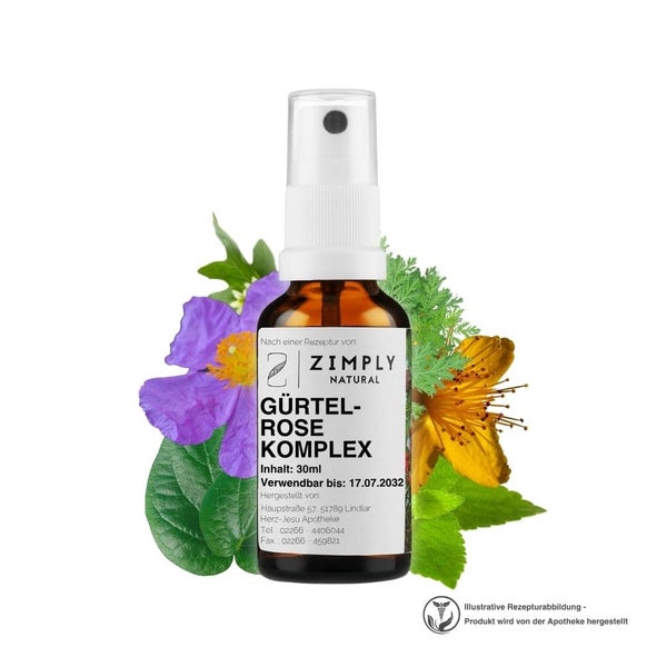 ZIMPLY NATURAL Gürtelrose Komplex - Pflanzenbasierte Rezeptur 30 ml
