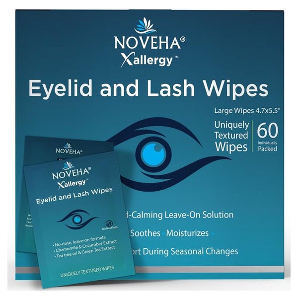 NOVEHA Allergie-Linderung Augenlid-Tücher 60 St
