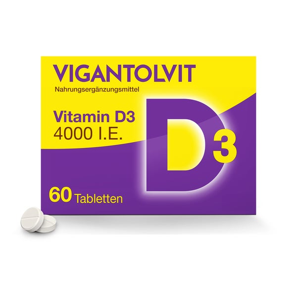 Vitamin D3 4000 I.E. VIGANTOLVIT Tabletten hochdosiert 60 St