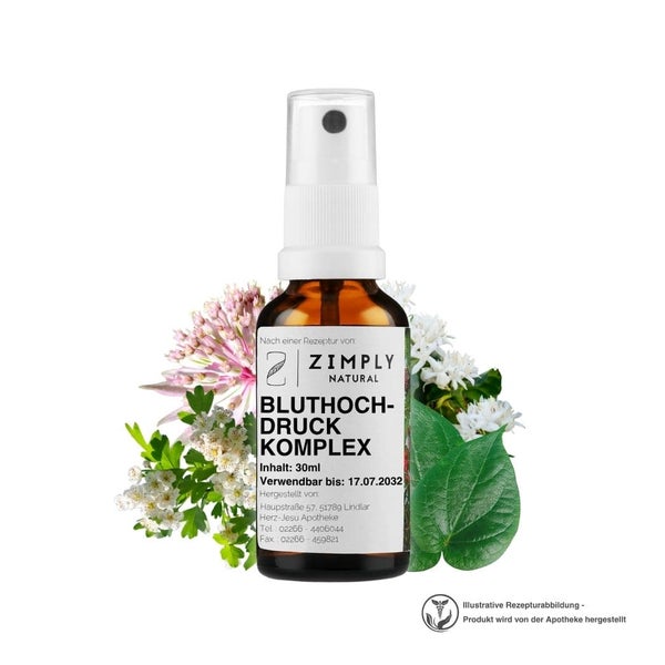 ZIMPLY NATURAL Bluthochdruck Komplex - Pflanzenbasierte Rezeptur 30 ml