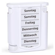 Opret Tablettenbox 7 Tage mit 4 Fächern für Morgens Mittags 1 St