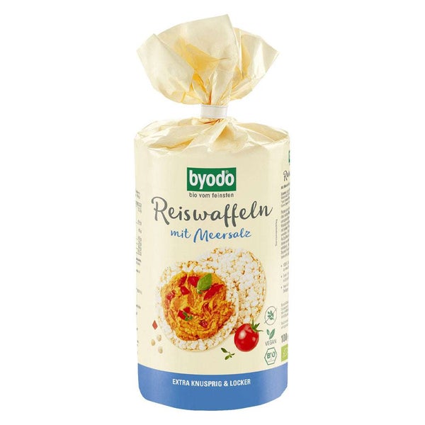 BYODO Bio Reiswaffeln mit Meersalz 100 g