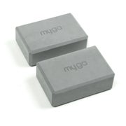 Myga Yogablock - Grau - 2er Set 2 St