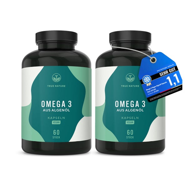 Omega 3 Vegan Testsieger - Algenöl Kapseln life's® OMEGA 120 St
