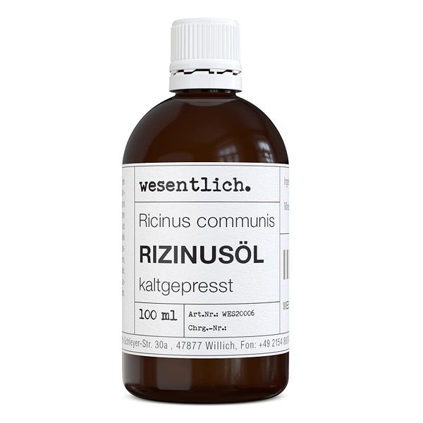 wesentlich. Rizinusöl kaltgepresst 100 ml