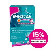 Gaviscon Dual Waldfrucht 500mg/213mg/325 mg 24X10 ml