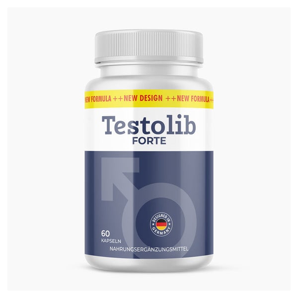 Testolib Forte Kapseln mit Zink & Maca | Männergesundheit 60 St