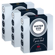 Produktabbildung: «Probierpack L», 9 Maßkondome, extra dünn, Größen 53, 57, 60 (9 Kondome) 9 St