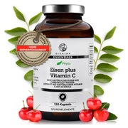 QIDOSHA Pflanzliches Eisen aus Curryblatt mit Vitamin C 120 St