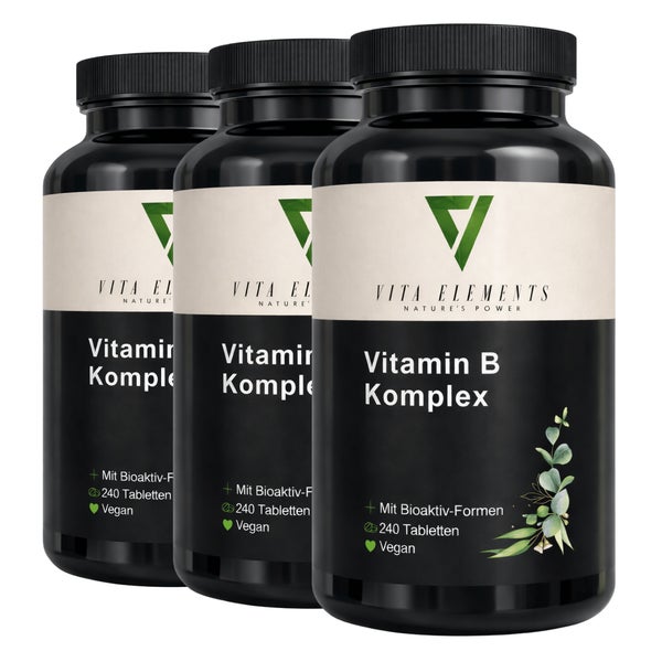 Vita Elements Vitamin B Komplex Tabletten 3er Set 240 St