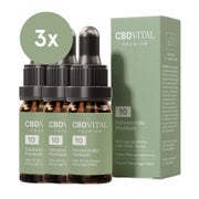 CBD VITAL CBD 10% Naturextrakt Premium Hanföl 10ml 3er-Pack 3 x 10 ml