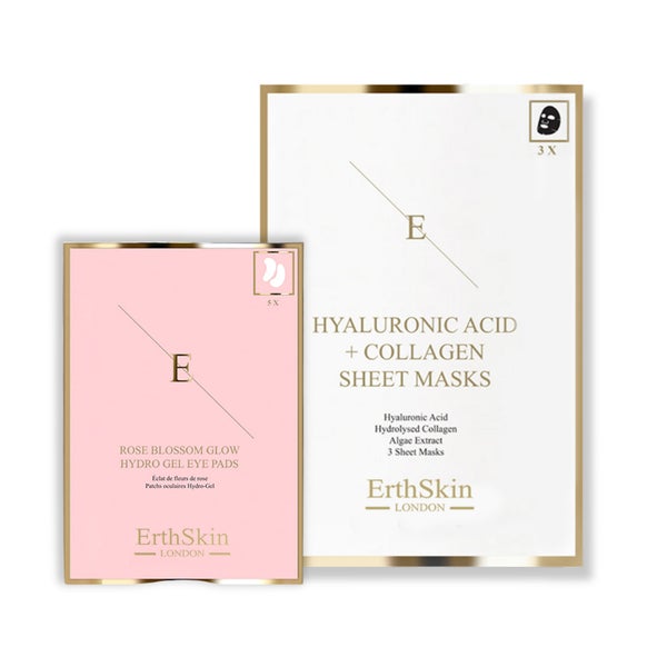 Hyaluronsäure  Und Kollagenmaske + Augenpads Set 1 St